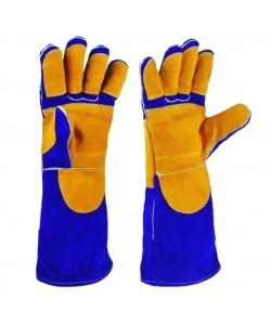 Blue/Green Welding Gloves
